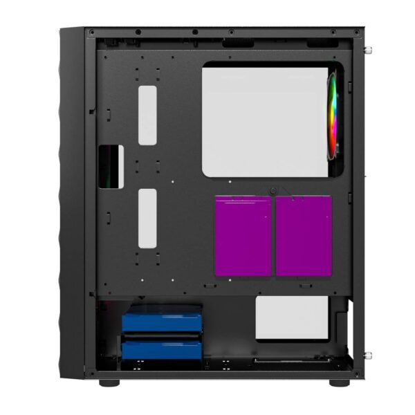Gabinete Fantech CG83 AERO FRGB Black Edition - Imagen 5