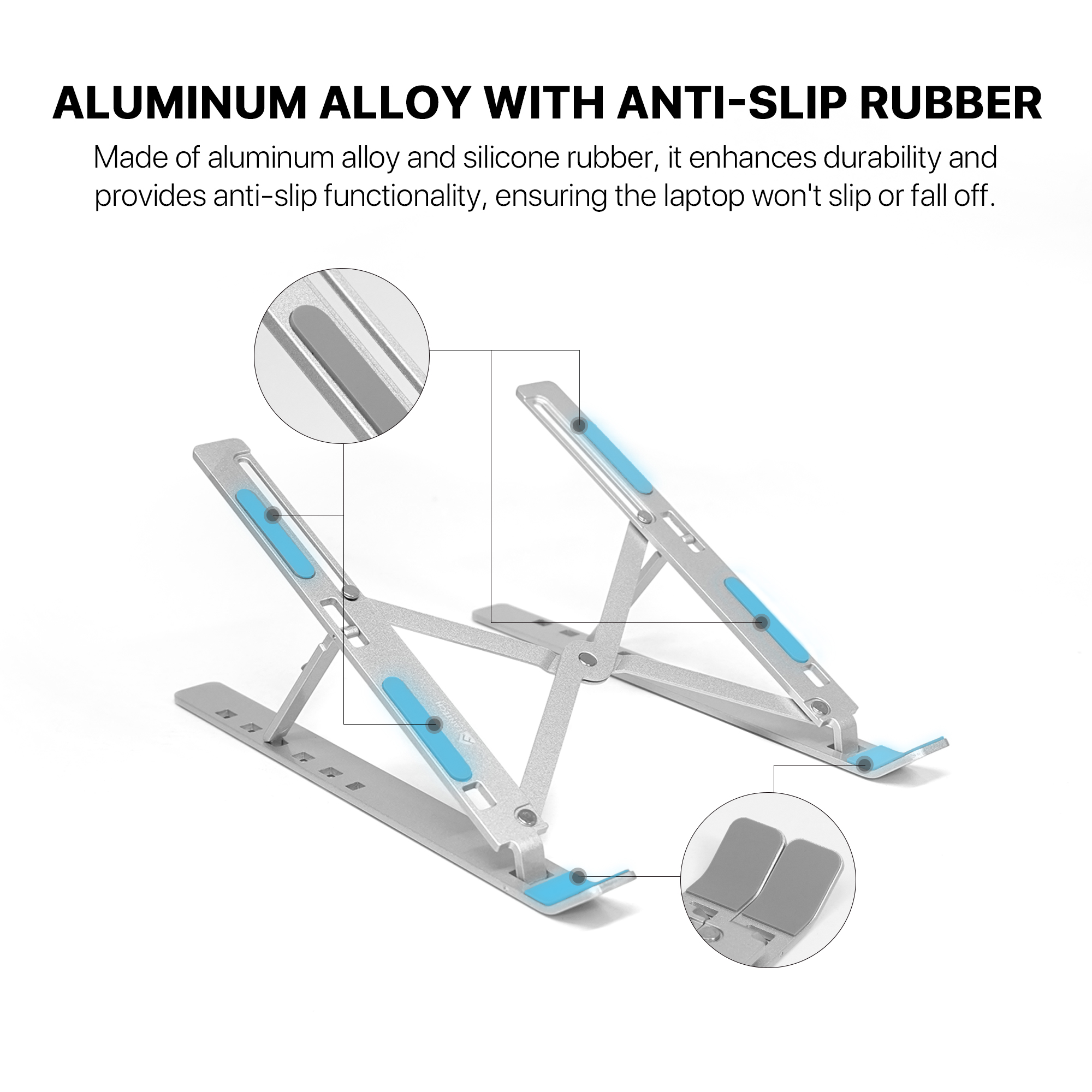 Base de Notebook Fantech NS11 Silver - Imagen 4