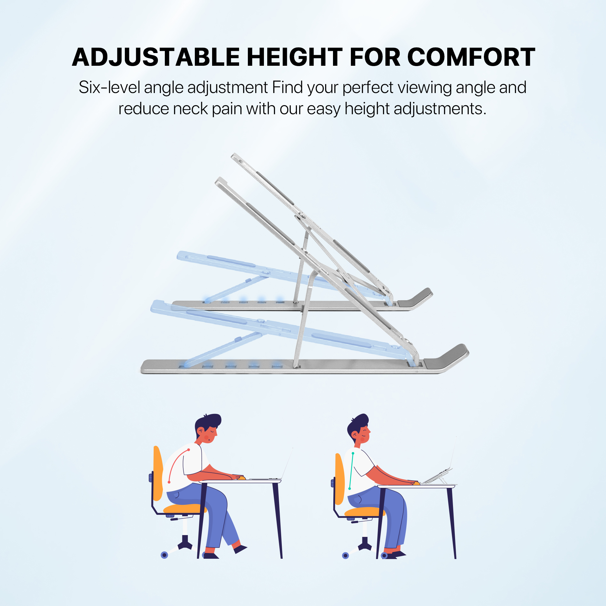 Base de Notebook Fantech NS11 Silver - Imagen 3