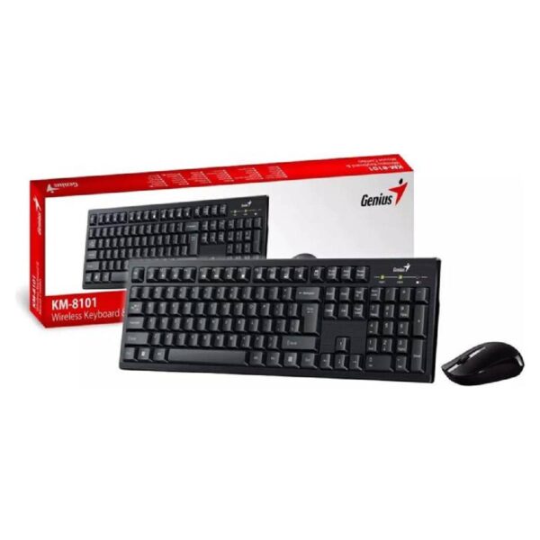 Kit Teclado Y Mouse Genius Inalambrico Km-8101 Español
