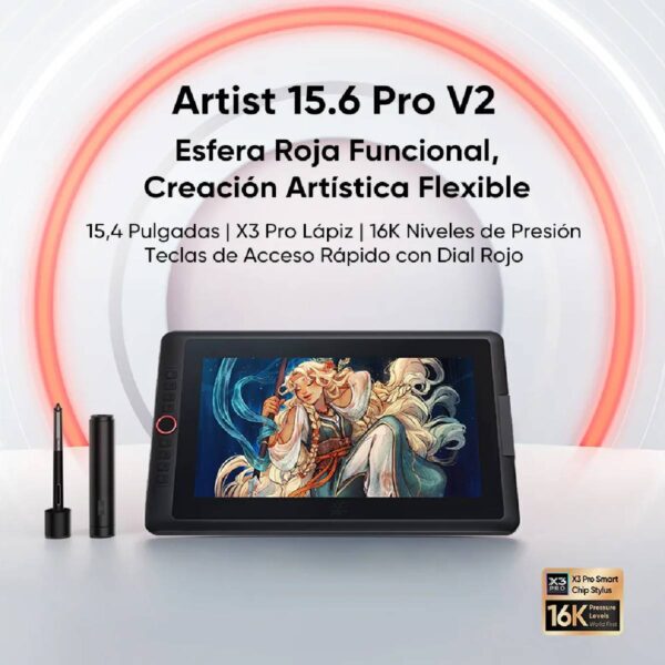 Tabletas Digitalizadoras XP-Pen Artist 15.6 Pro V2 - Imagen 2