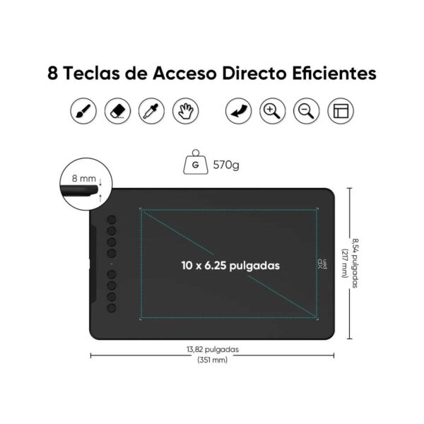 Tabletas Digitalizadoras XP-Pen Deco 01V3 - Imagen 2