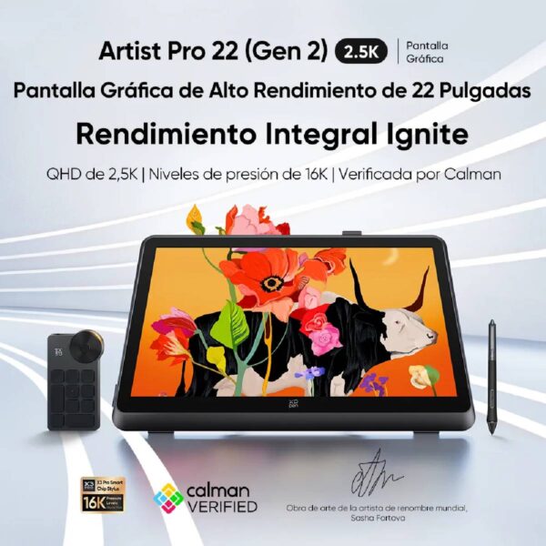 Tablet digitalizadora XP-PEN Artist Pro 22 2nd - Imagen 2