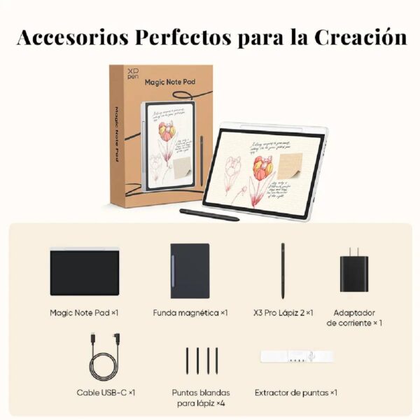Tablet XP-PEN Magic Note Pad CDM10 UL8 - Imagen 6