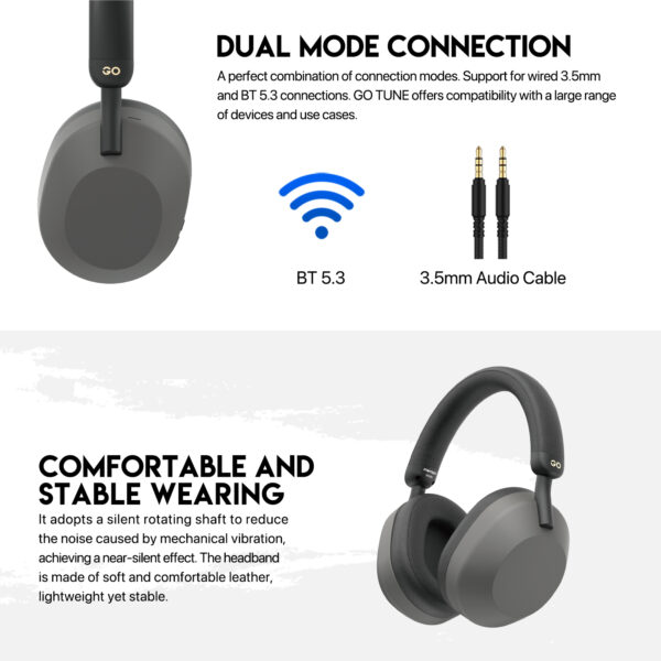 Audifonos Inalámbricos Fantech GO Tune WH06 Black - Imagen 6