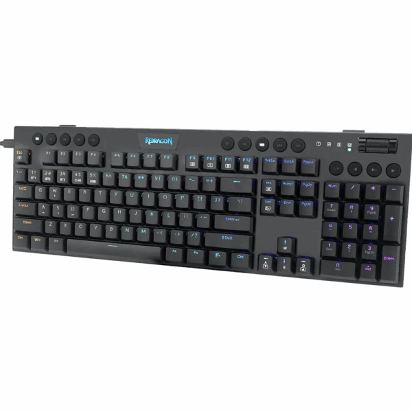 Teclado Mecánico Redragon Horus FS K618SP Negro Inalambrico