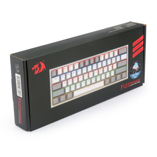 Teclado Gamer Fizz RGB K617-RGB White/Grey - Imagen 10