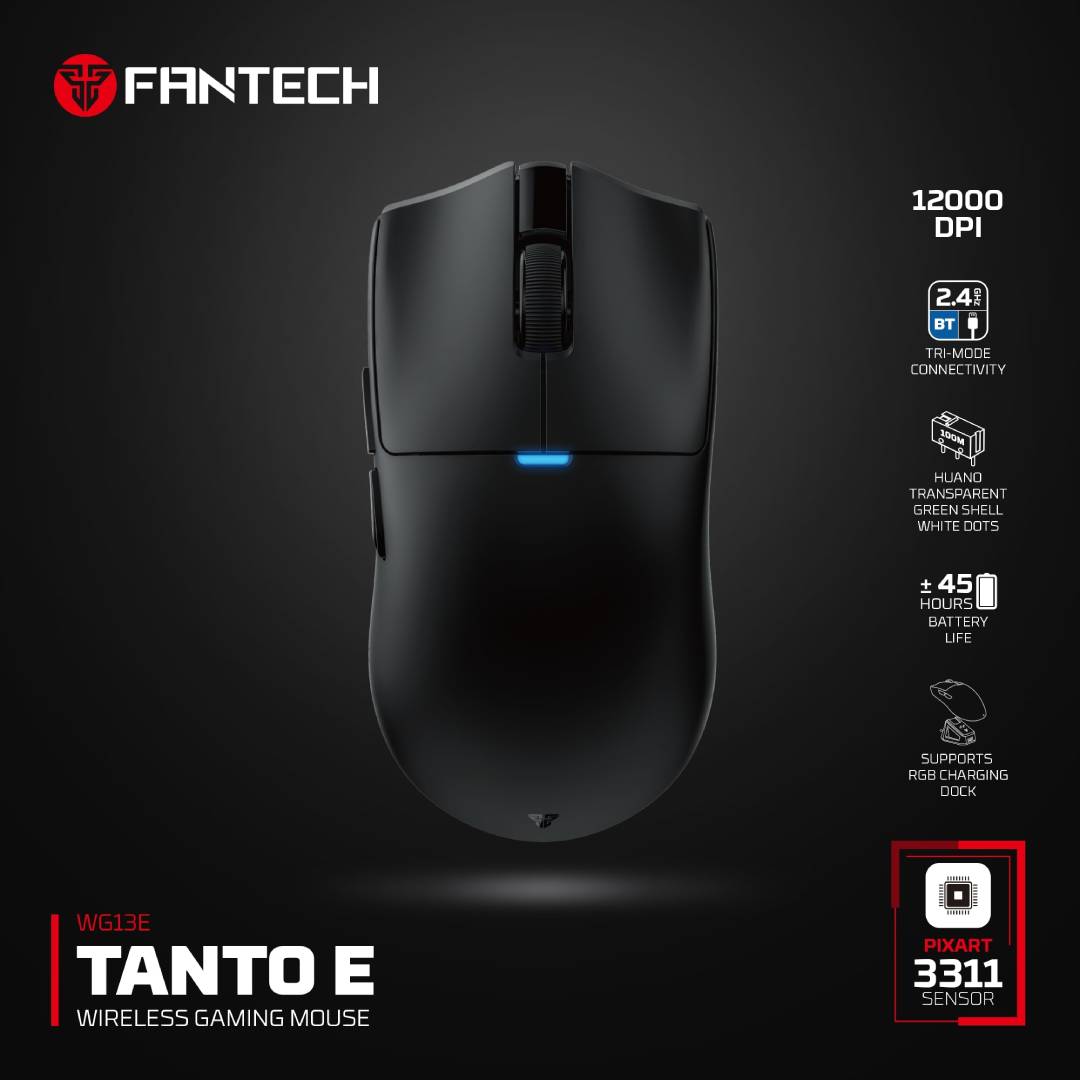 Mouse Fantech WG13 E TANTO E Black - Imagen 2