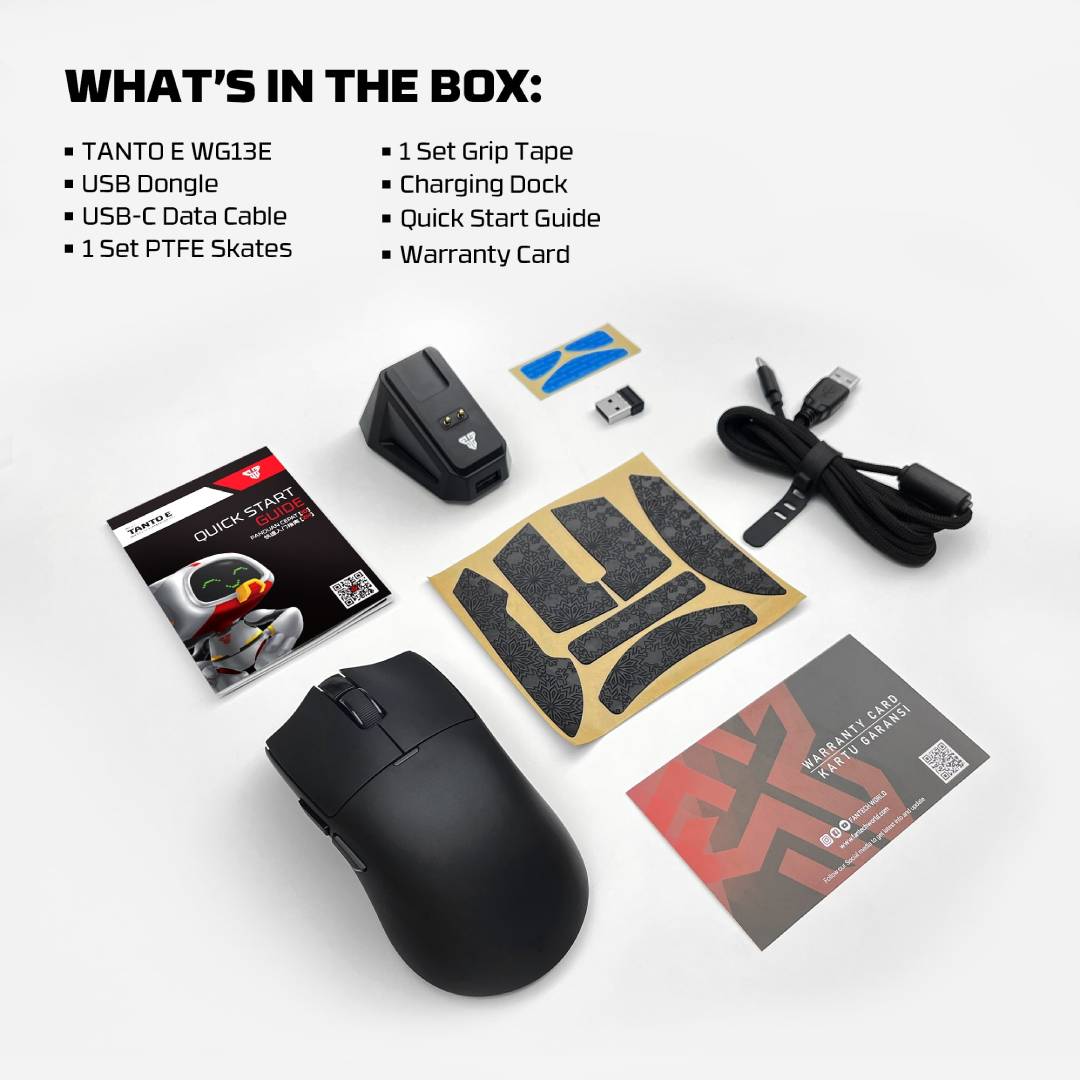 Mouse Fantech WG13 E TANTO E Black - Imagen 10
