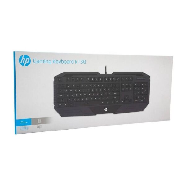 Teclado Gamer HP K130 Inglés Membrana USB Negro - Imagen 3