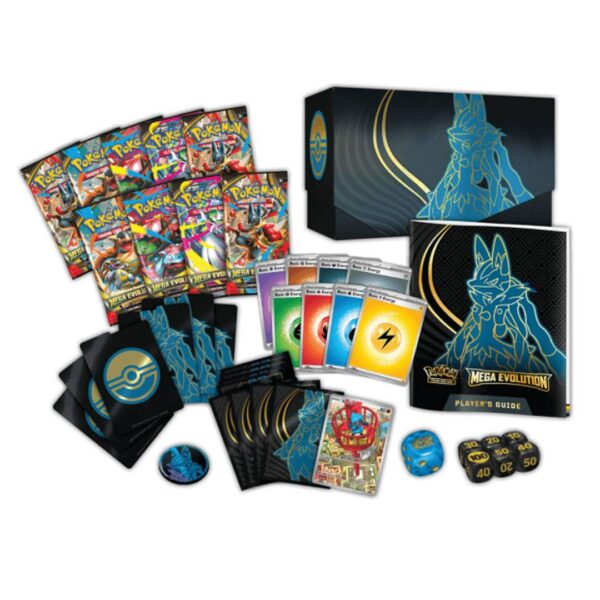 (PREVENTA) Pokemon TCG MegaEvolution - Elite Trainer Box Inglés Lucario - Imagen 2