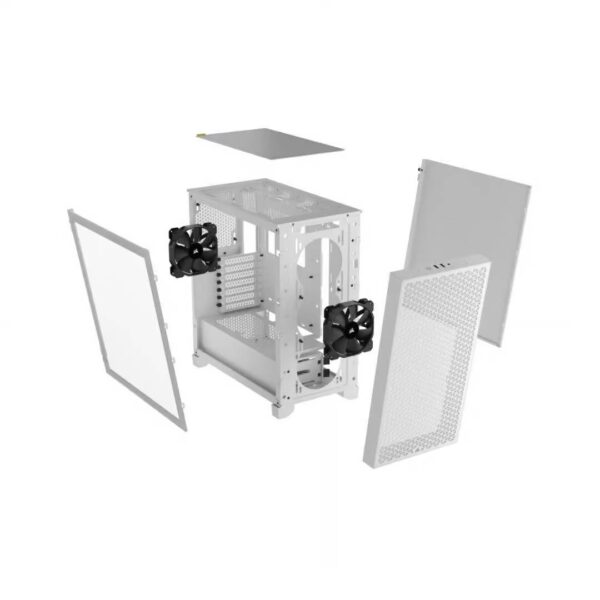 Gabinete Corsair 3000D AIRFLOW - Blanco - Imagen 5
