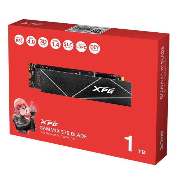 Disco Duro SSD Gammix S70 Blade Gen4 M.2 1TB