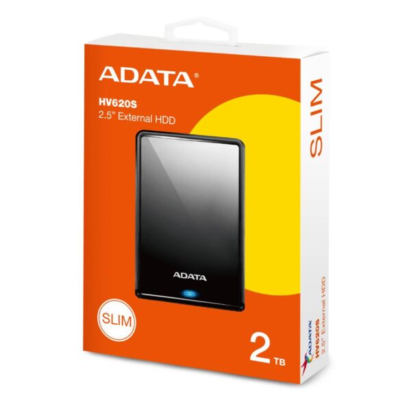 Disco Duro Externo HDD ADATA 2.5 HV620S 2TB Negro