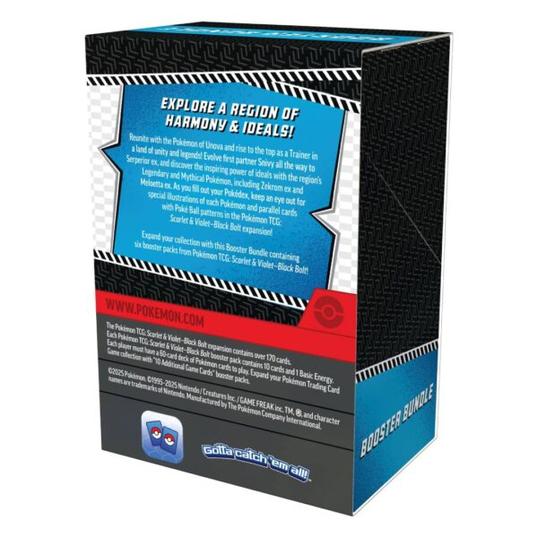 (Preventa) Pokemon TCG: Scarlet & Violet Black Bolt- Booster Bundle - Imagen 3
