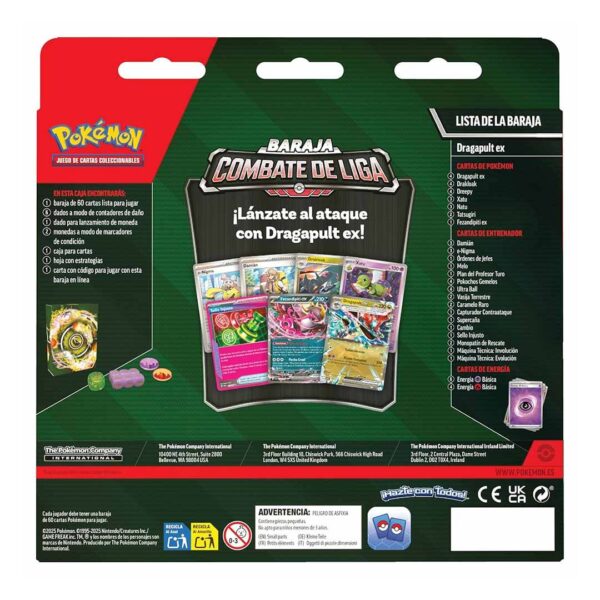 Pokemon TCG: Dragapult ex League Battle Deck Español - Imagen 3