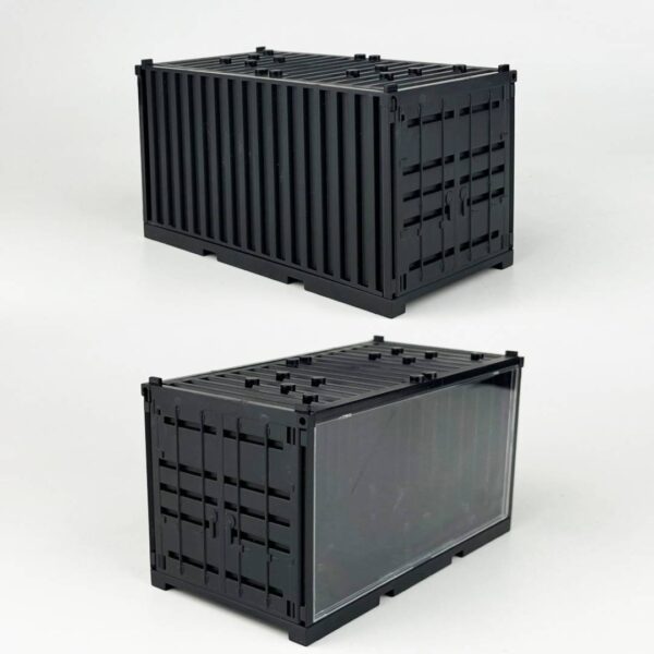 Caja Exhibidora de Figuras con Luz, Container Show Box Negra - Imagen 2