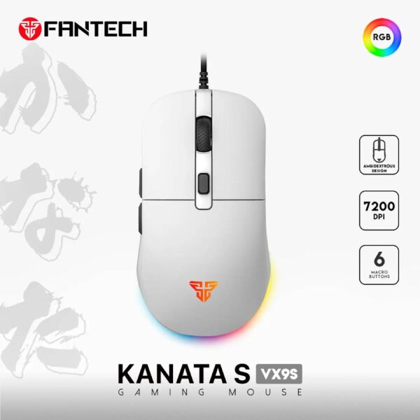 Mouse Fantech VX9s Kanata RGB Space Edition - Imagen 4