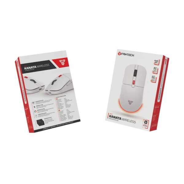 Mouse Fantech WG9 Kanata Wireless Blanco - Imagen 3