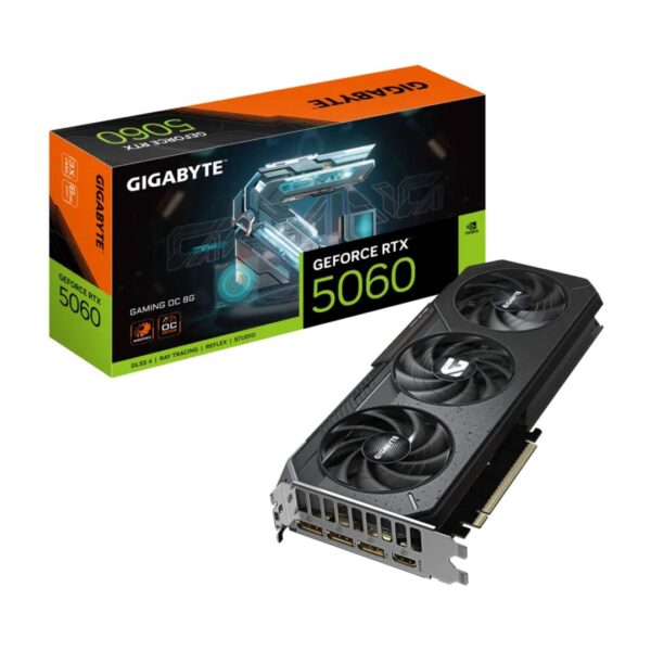 Tarjeta de Video Gigabyte RTX 5060 GAMING OC 8GB GDDR7