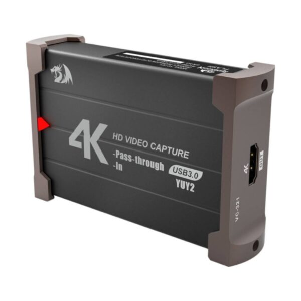 Capturadora de Video Redragon Flash VC-321 4K HD 1080P, 60Hz - Imagen 2