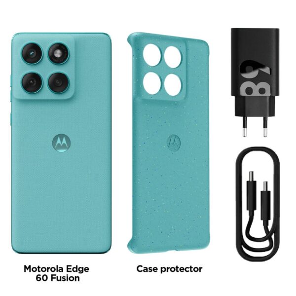 Celular Motorola Moto Edge 60 Fusion Celeste 8+256GB - Imagen 7