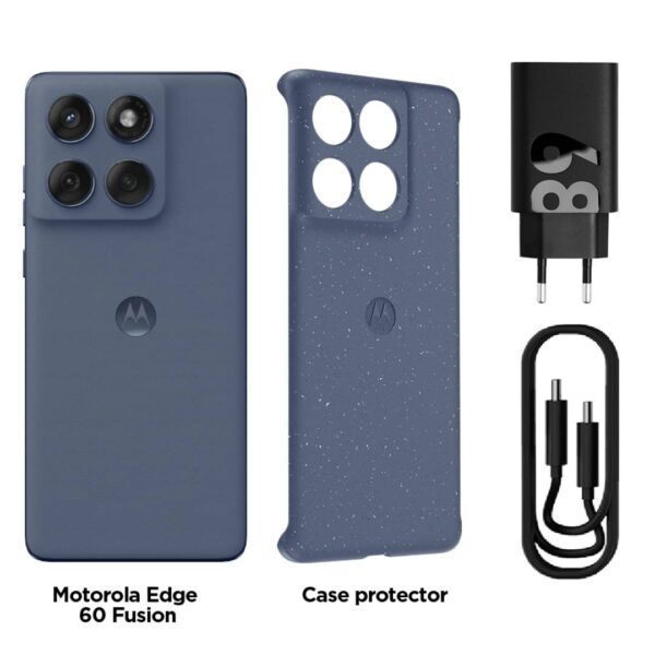 Celular Motorola Moto Edge 60 Fusion Azul 8+256GB - Imagen 8