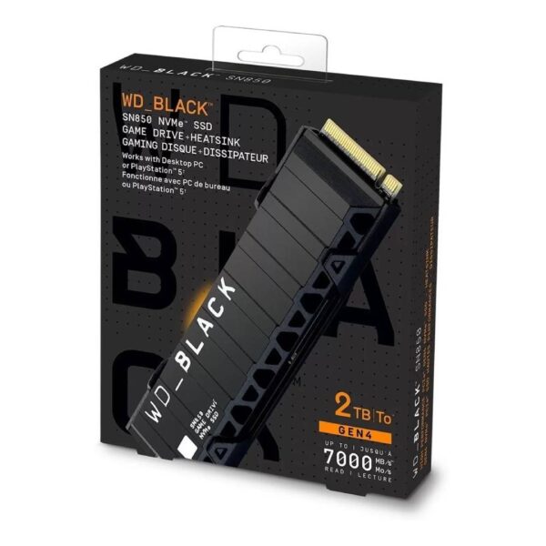 SSD Western Digital WD Black SN850x 1TB M.2 NVMe PCIe Gen4 - Imagen 2