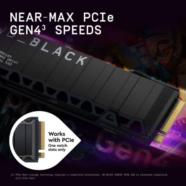 SSD Western Digital WD Black SN850x 1TB M.2 NVMe PCIe Gen4 - Imagen 4
