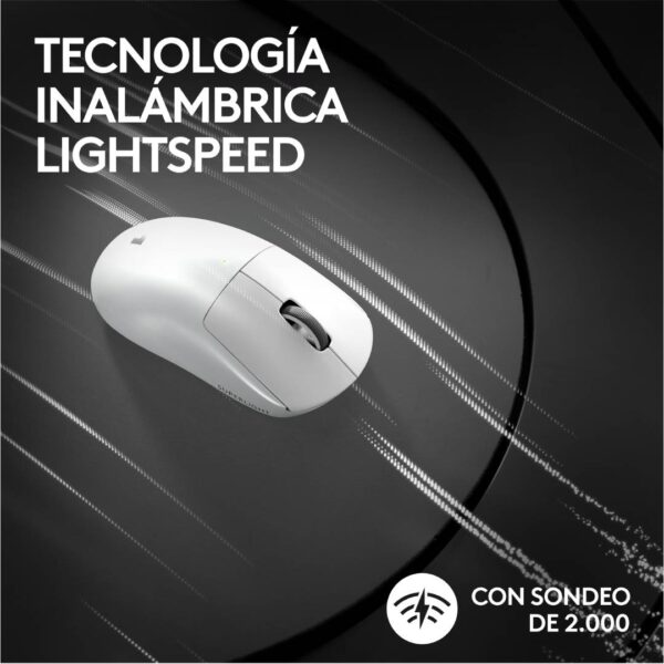 Mouse Gamer Logitech Pro X Superlight 2 Lightspeed Blanco - Imagen 6