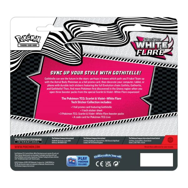 Pokémon: White Flare Tech Sticker Collection Gothitelle ING - Imagen 3