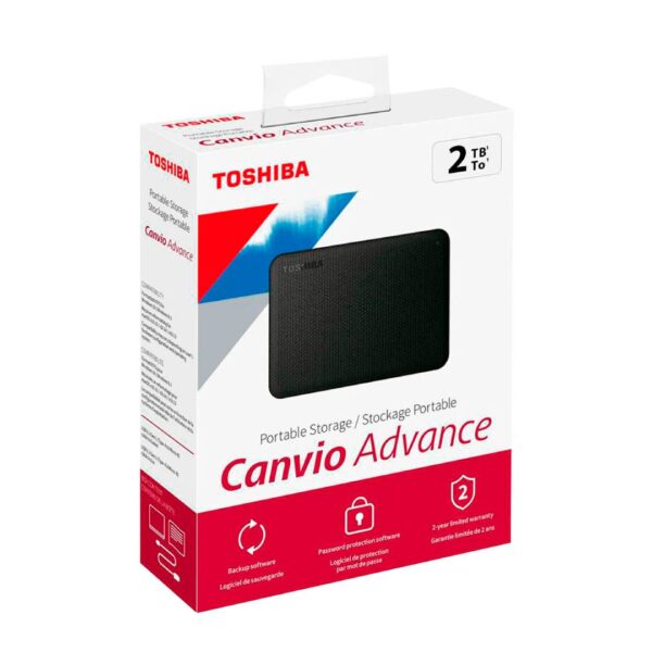 Disco Duro Externo Toshiba Canvio Advance 2 TB Negro