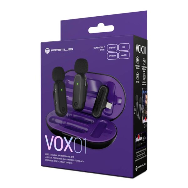 Micrófono Inalámbrico Primus PMI-L10BT V0X01, USB Tipo C - Imagen 2