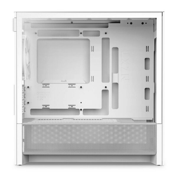 Gabinete NZXT H3 Flow (2025) m-ATX, Mid-Tower, White - Imagen 4