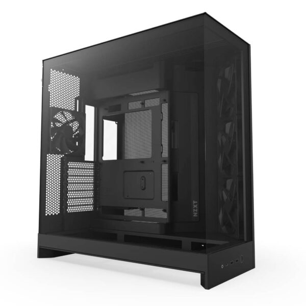 Gabinete NZXT H9 Flow (2025) Dual-Chamber Mid-Tower Black