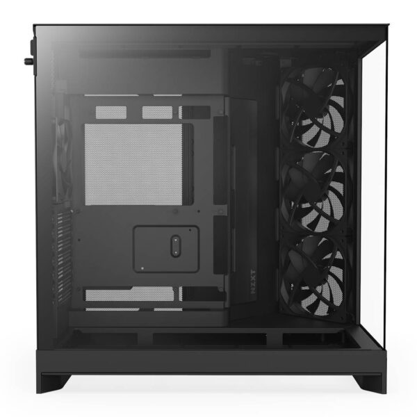Gabinete NZXT H9 Flow (2025) Dual-Chamber Mid-Tower Black - Imagen 2