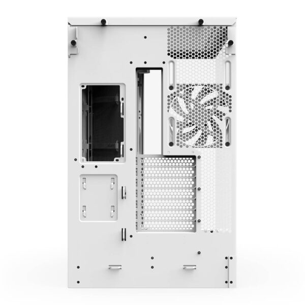 Gabinete NZXT H9 Flow (2025) Dual-Chamber Mid-Tower White - Imagen 6