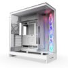 Gabinete NZXT H9 Flow RGB 2025 con Fans RGB y Control White