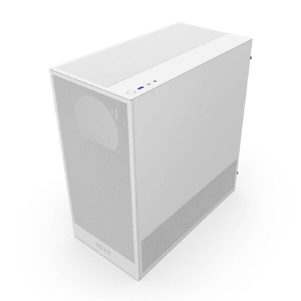 Gabinete NZXT H5 Flow (2024) Compact Mid-Tower ATX White - Imagen 3
