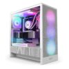 Gabinete NZXT H5 Flow RGB (2024) ATX c/ Fans RGB White