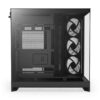 Gabinete NZXT H9 Flow RGB+ 2025 con Fans RGB y Control Black - Imagen 3