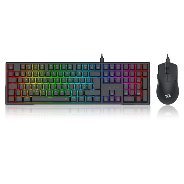 Kit Teclado y Mouse Gamer Redragon S146 Español