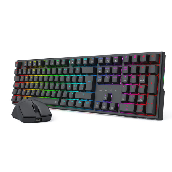 Kit Teclado y Mouse Gamer Redragon S146 Español - Imagen 2