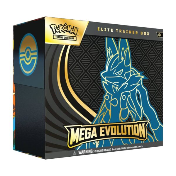 Pokemon TCG MegaEvolution, Elite Trainer Box Español Lucario