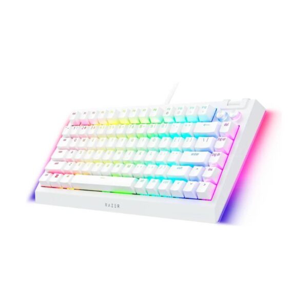 Teclado Razer Blackwidow V4 Mercury 75 Sw. Orange Ingles - Imagen 2