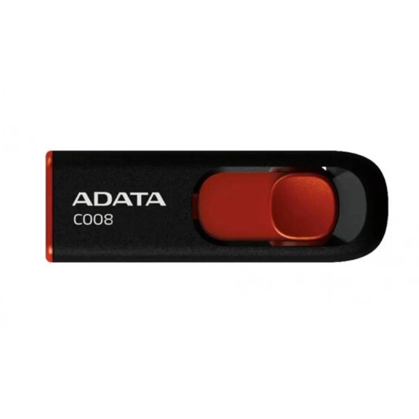 Pendrive ADATA C008, 32 GB, Negro Rojo