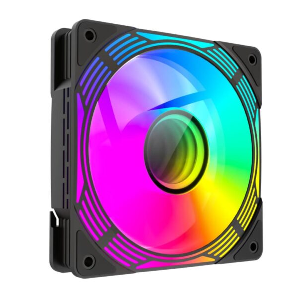 3-Pack Ventiladores Gamemax KF300 120mm Negro - Imagen 3