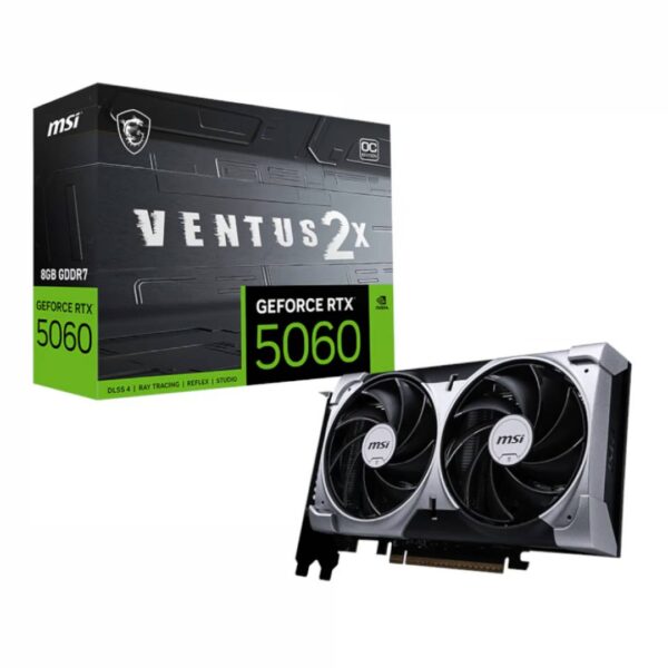 Tarjeta de Video MSI GeForce RTX 5060 8G VENTUS 2X OC