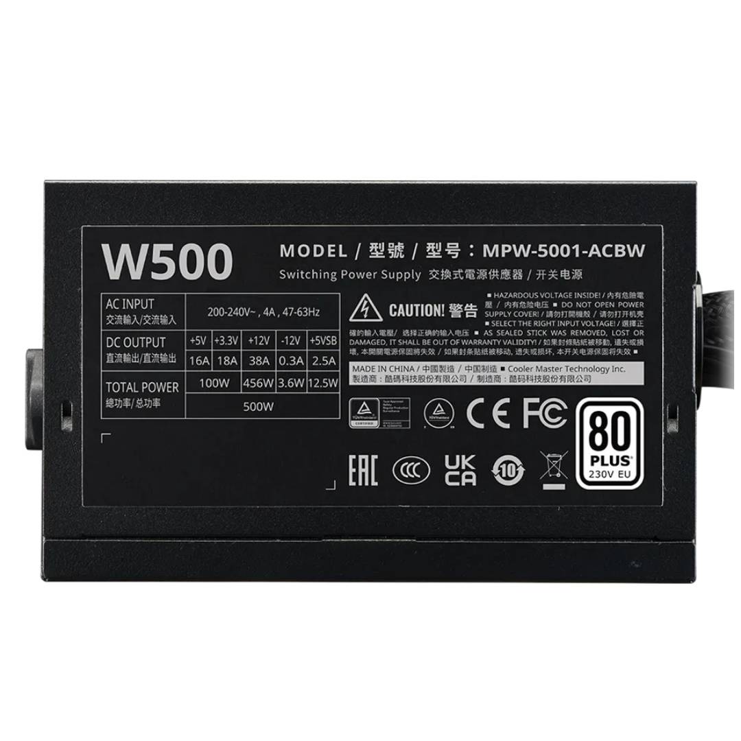 Fuente de Poder Cooler Master Elite Nex W500 500W ATX - Imagen 4