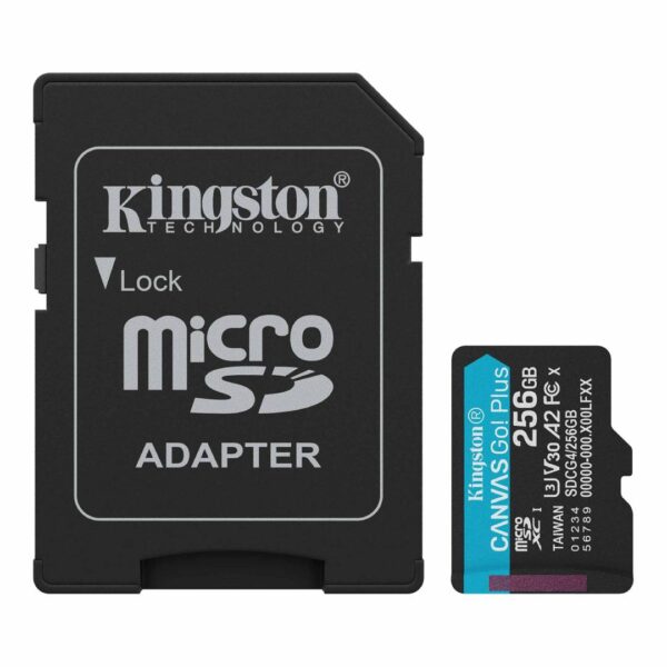 Memoria MicroSDXC Kingston Canvas Go Plus 256GB
